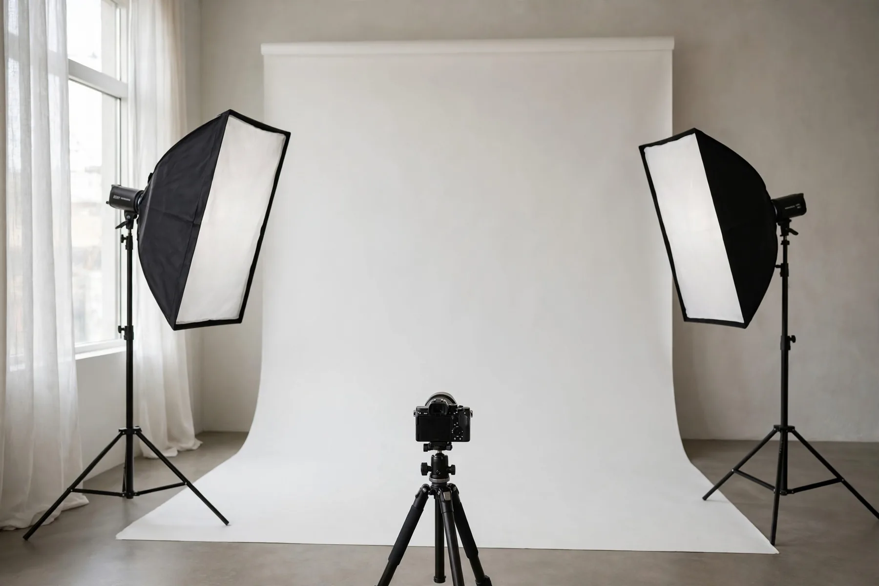 A daylight photo studio